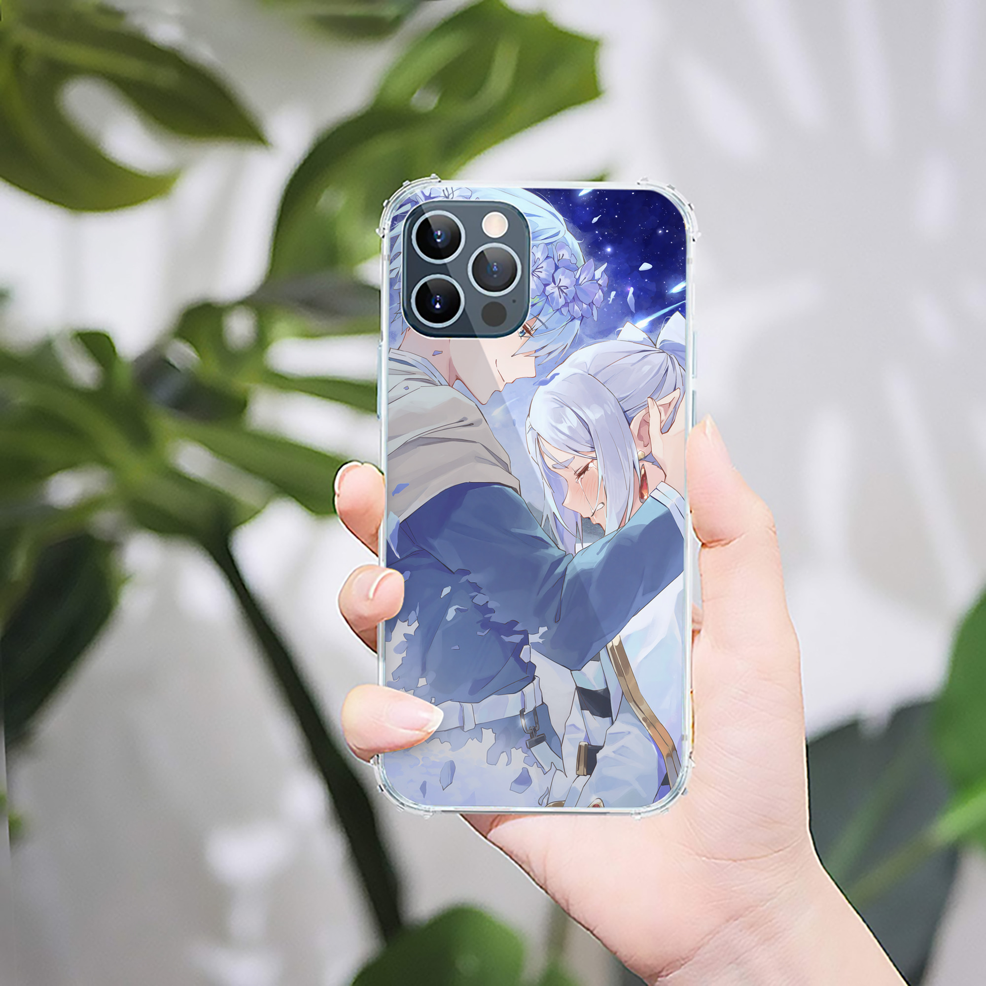 （画像用） 葬送のフリーレン Frieren 【iPhone 12シリーズ対応】透明スマホケース（クリアソフトケース）